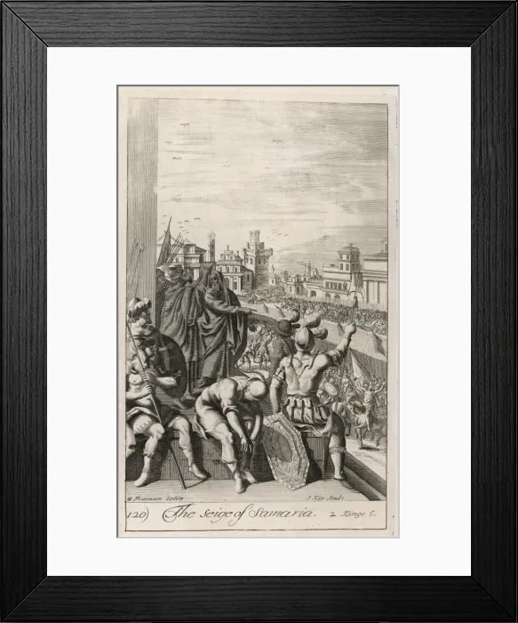 Framed Print : Elisha at Samaria Framed Print : Elisha at Samaria