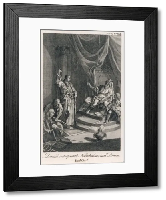 Framed Print : Daniel & Nebuchadnezzar Framed Print : Daniel & Nebuchadnezzar