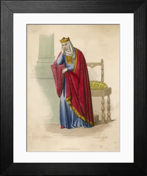 Framed Print : BRUNEHAUT (Brunhilde), REINE D AUSTRASIE Frankish (French) Framed Print : BRUNEHAUT (Brunhilde), REINE D AUSTRASIE Frankish (French)