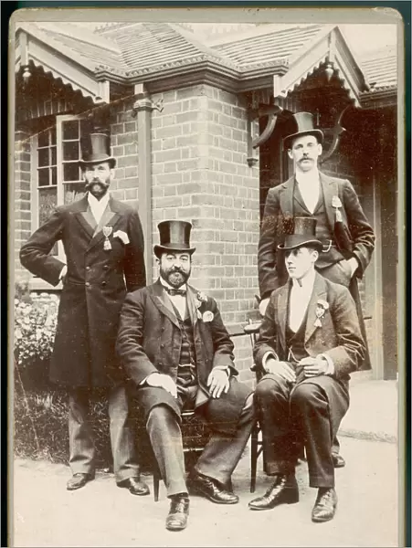 Four Men in Top Hats
