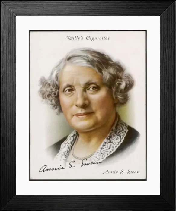 Framed Print : Annies Swan / Cig Card Framed Print : Annies Swan / Cig Card
