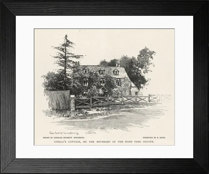 Framed Print : Jonathan Swift / Moor Park Framed Print : Jonathan Swift / Moor Park