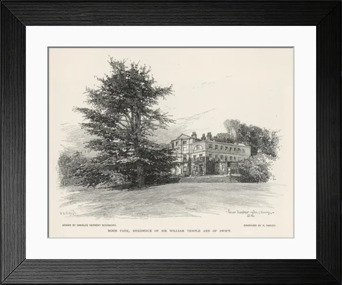 Framed Print : Jonathan Swift / Moor Park Framed Print : Jonathan Swift / Moor Park