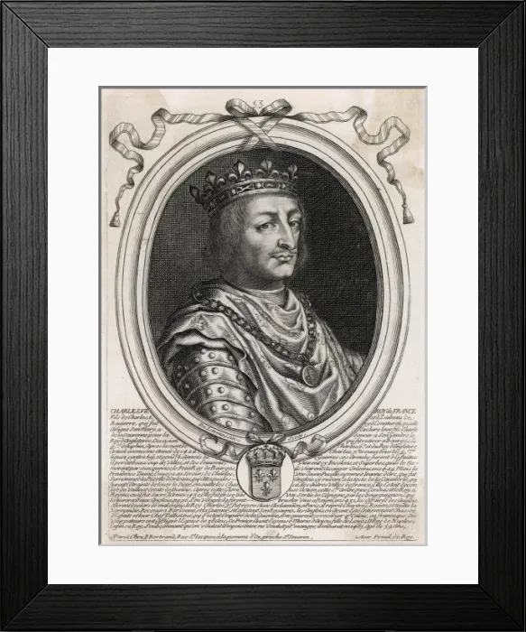 Framed Print : Charles Vii / Victorious Framed Print : Charles Vii / Victorious
