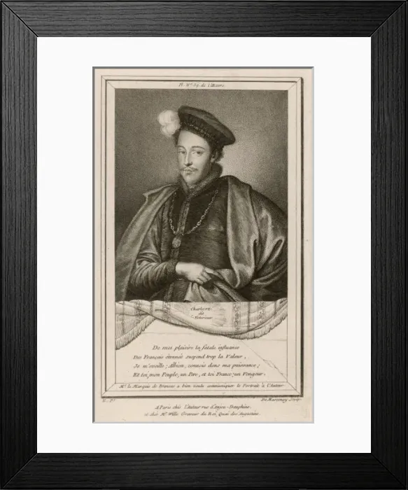 Framed Print : Charles Vii / Victorious Framed Print : Charles Vii / Victorious