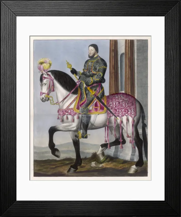Framed Print : Francois I / France / Shaw Framed Print : Francois I / France / Shaw