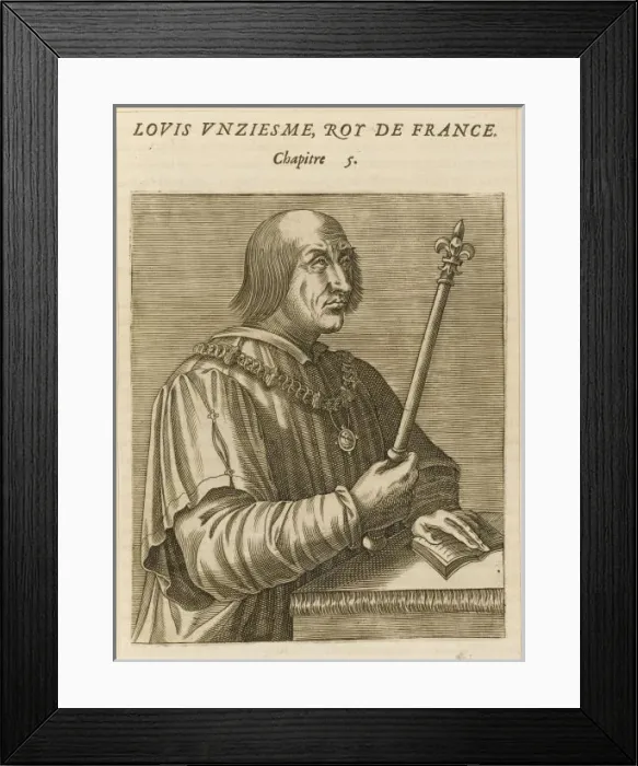 Framed Print : Louis Xi / France / Thevet Framed Print : Louis Xi / France / Thevet