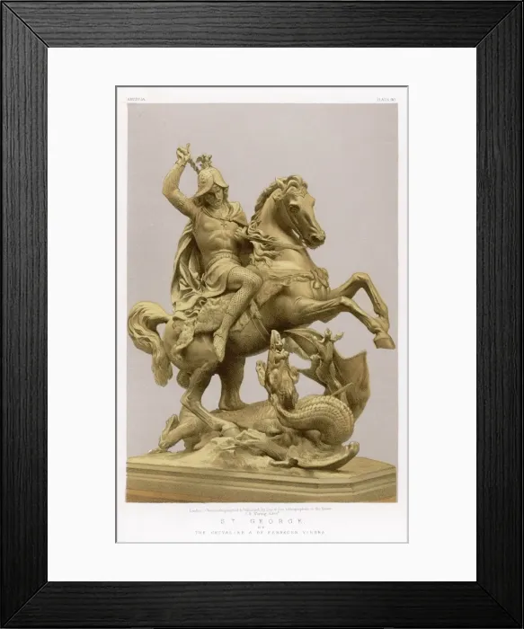 Framed Print : St George (Sculpture) Framed Print : St George (Sculpture)