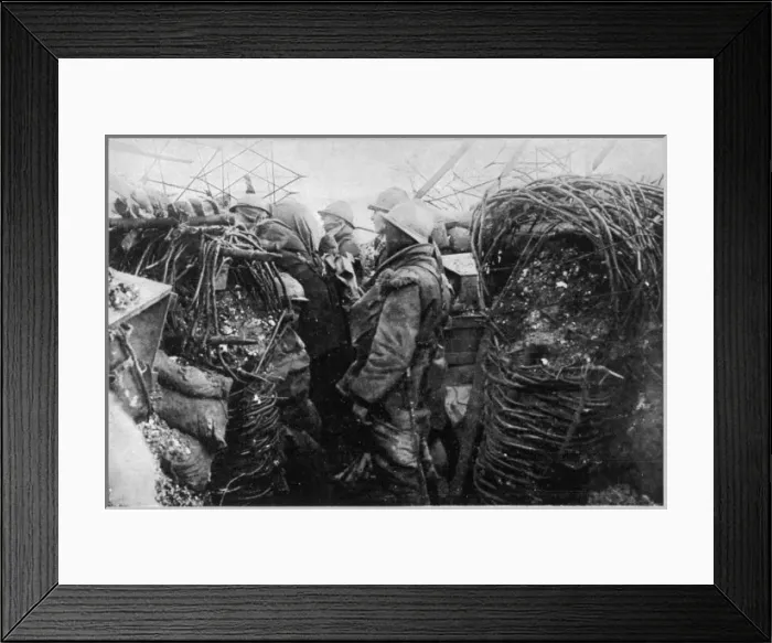 Framed Print : Trench Listening Post Framed Print : Trench Listening Post