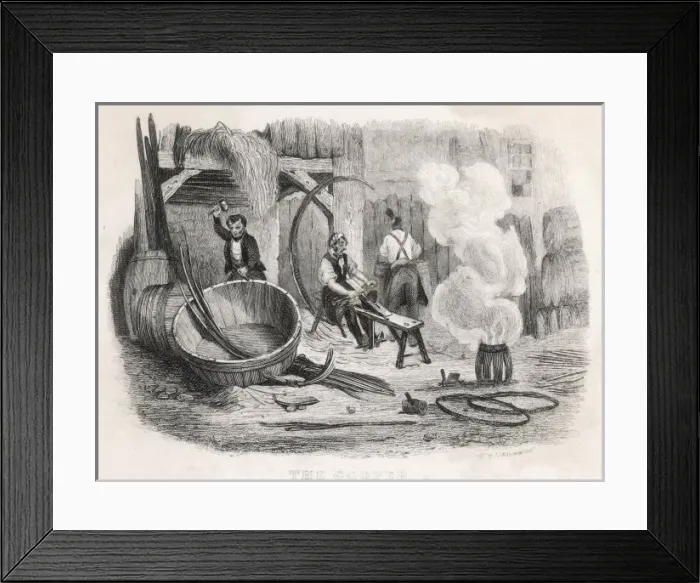 Framed Print : COOPER / 1835 Framed Print : COOPER / 1835