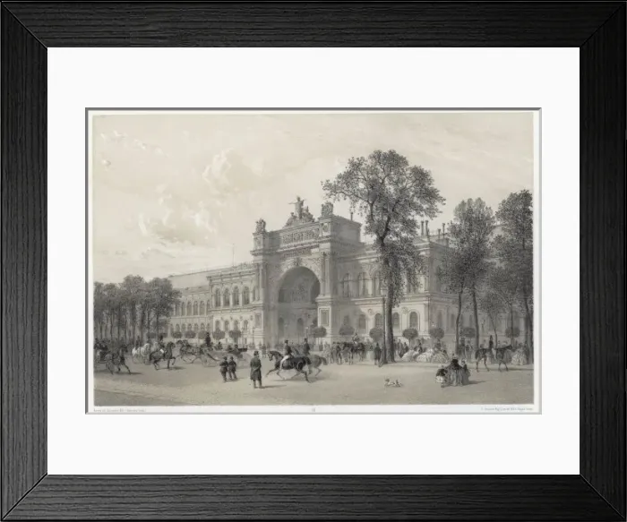 Framed Print : Palais De L industrie Framed Print : Palais De L industrie