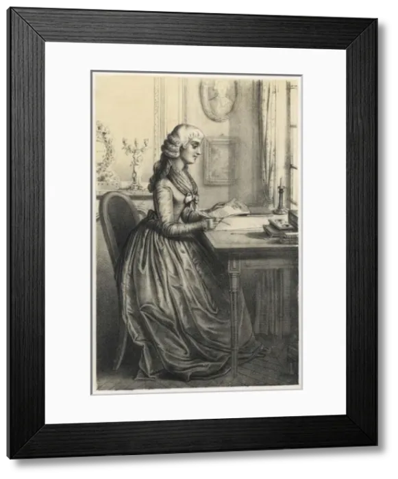 Framed Print : Mme Jeanne-Marie Roland Framed Print : Mme Jeanne-Marie Roland