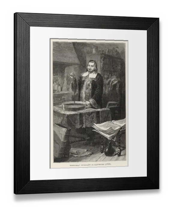 Framed Print : E Torricelli / Flammarion Framed Print : E Torricelli / Flammarion