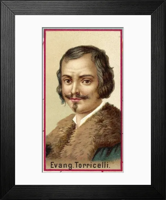 Framed Print : E Torricelli / World Inven Framed Print : E Torricelli / World Inven