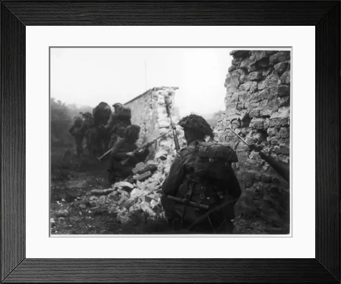 Framed Print : British Advancing Framed Print : British Advancing