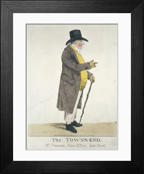 Framed Print : Townsend Police Officer Framed Print : Townsend Police Officer
