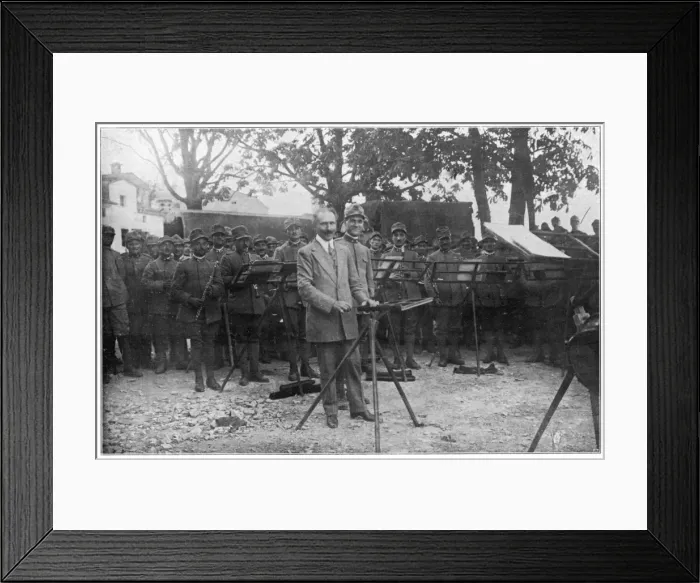 Framed Print : A Toscanini / Aug 1917 Framed Print : A Toscanini / Aug 1917