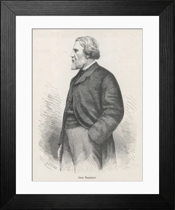 Framed Print : Ivan Turgenev / Tidende Framed Print : Ivan Turgenev / Tidende