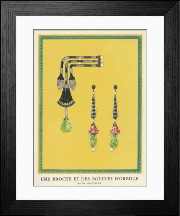 Framed Print : Egyptian Jewels / Bon Ton Framed Print : Egyptian Jewels / Bon Ton