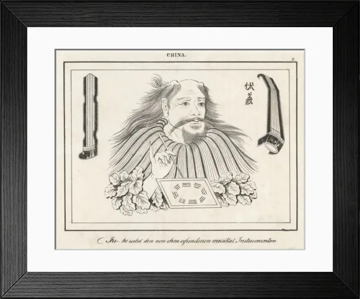 Framed Print : Tu Fu / Anon German Eng Framed Print : Tu Fu / Anon German Eng