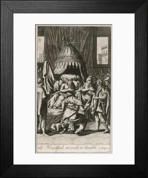 Framed Print : Hezekiah Reprieved Framed Print : Hezekiah Reprieved
