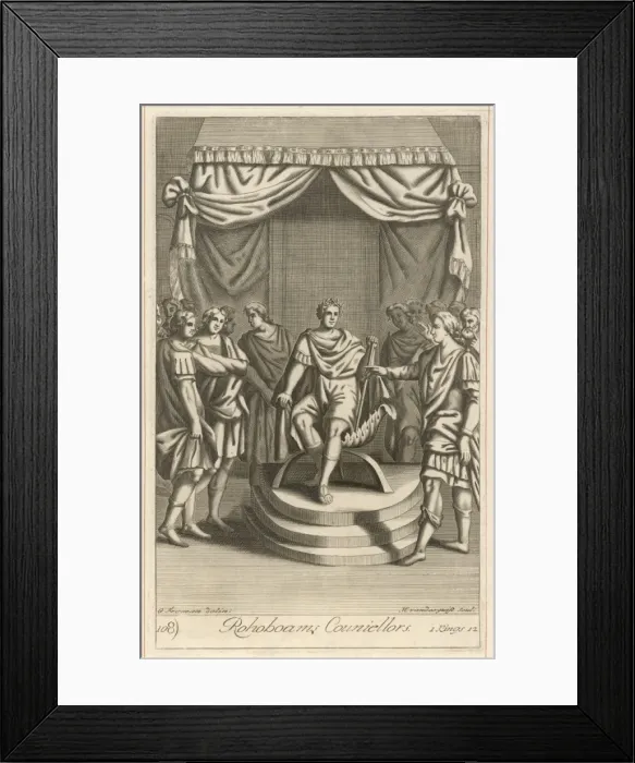 Framed Print : Rehoboam Ill-Advised Framed Print : Rehoboam Ill-Advised