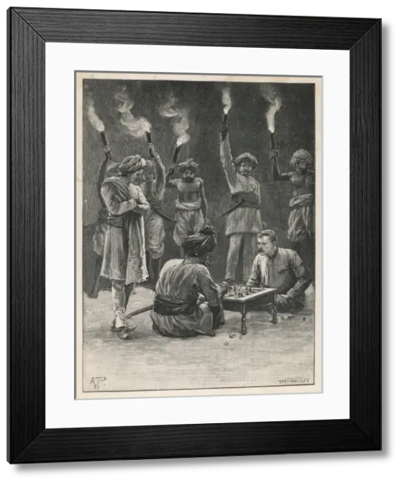 Framed Print : Indian Chess Game Framed Print : Indian Chess Game