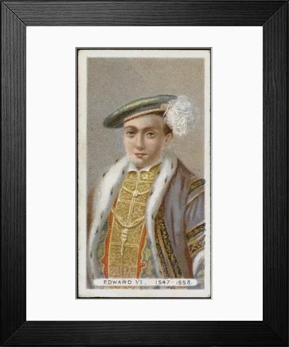 Framed Print : Edward Vi / Cig Card Framed Print : Edward Vi / Cig Card