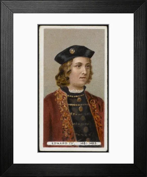 Framed Print : Edward Iv / Wills Cig Card Framed Print : Edward Iv / Wills Cig Card