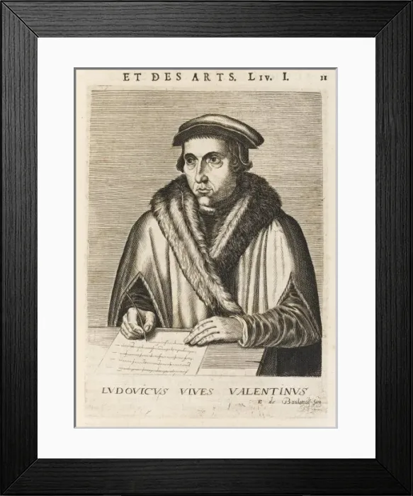 Framed Print : Juan Luis Vives / Boulonoi Framed Print : Juan Luis Vives / Boulonoi