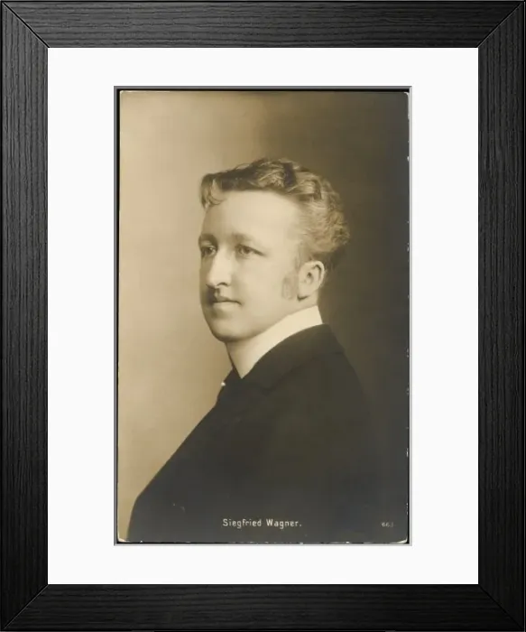 Framed Print : Siegfried Wagner / Postcd Framed Print : Siegfried Wagner / Postcd