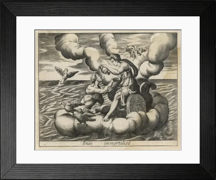 Framed Print : Aeneas Immortalised Framed Print : Aeneas Immortalised