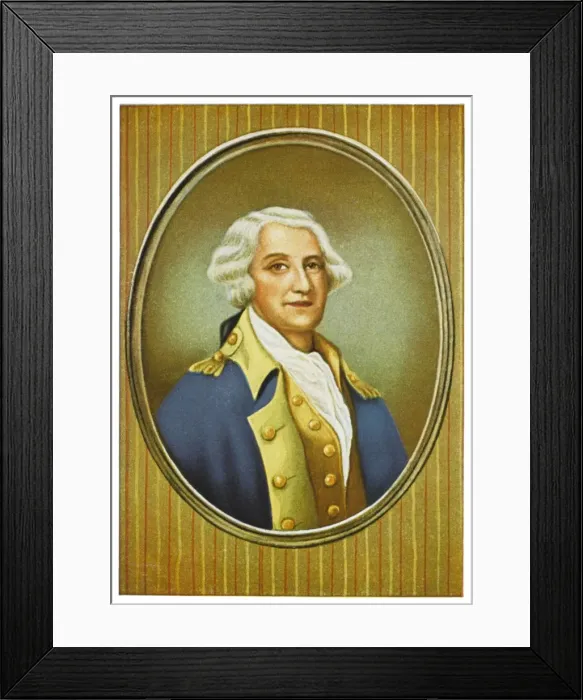 Framed Print : G Washington / Miniature Framed Print : G Washington / Miniature