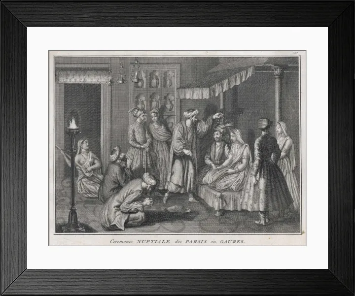 Framed Print : Parsee Marriage Ceremony Framed Print : Parsee Marriage Ceremony