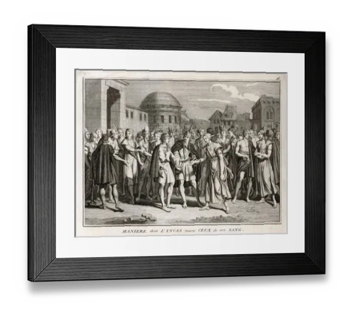 Framed Print : Inca Marriage, Peru Framed Print : Inca Marriage, Peru