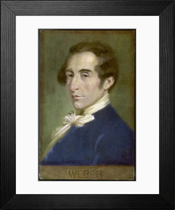 Framed Print : Cm Weber / Eichhorn Postcd Framed Print : Cm Weber / Eichhorn Postcd