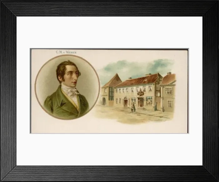 Framed Print : Cm Weber / Oldenburg Framed Print : Cm Weber / Oldenburg