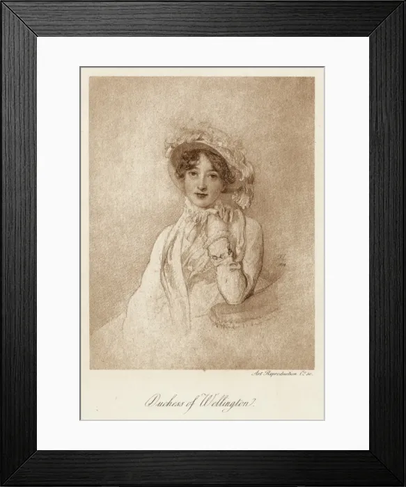Framed Print : Wellington / Wife of 1st D Framed Print : Wellington / Wife of 1st D