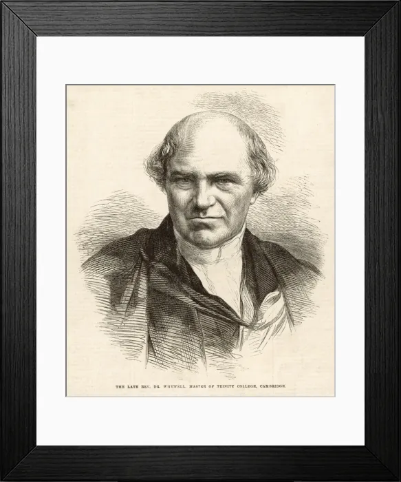 Framed Print : William Whewell / Iln 66 Framed Print : William Whewell / Iln 66