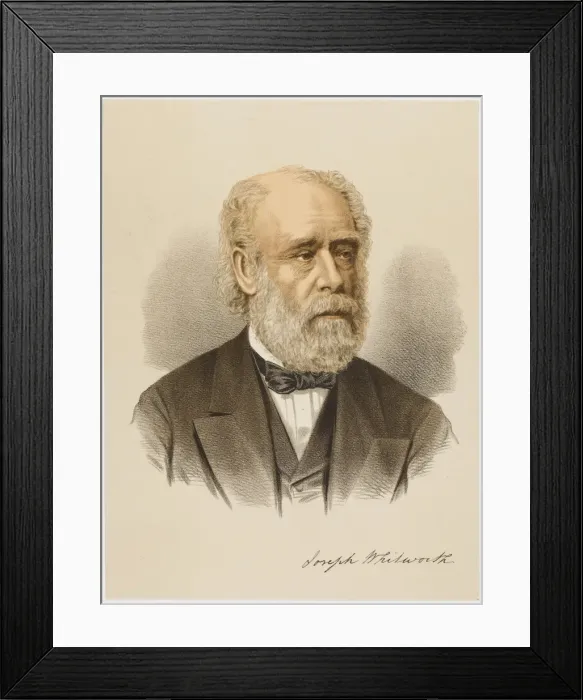 Framed Print : Joseph Whitworth / Col Lit Framed Print : Joseph Whitworth / Col Lit