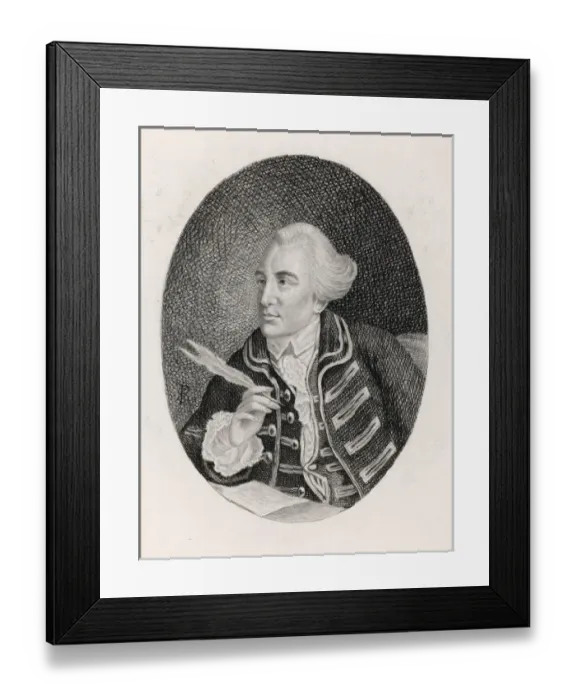 Framed Print : John Wilkes / Oval Eng Framed Print : John Wilkes / Oval Eng