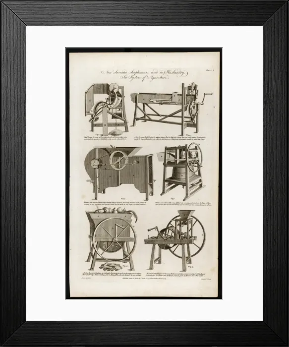 Framed Print : C18 Farm Equipment Framed Print : C18 Farm Equipment