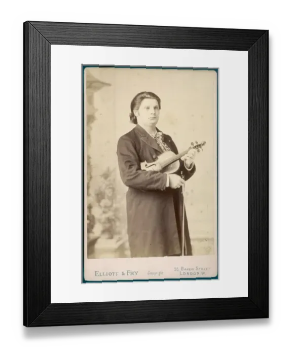 Framed Print : E-A Ysaye / Elliott & Fry Framed Print : E-A Ysaye / Elliott & Fry