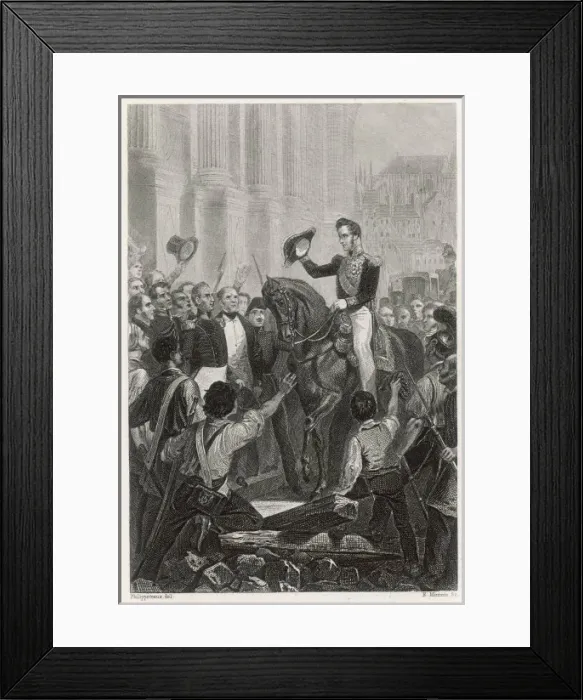 Framed Print : Cheers for Lous Philippe