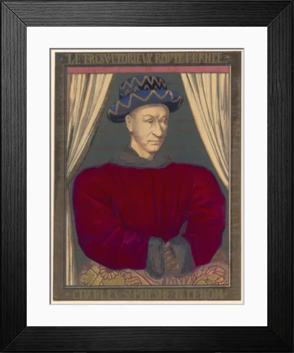 Framed Print : Charles VII (Colour)