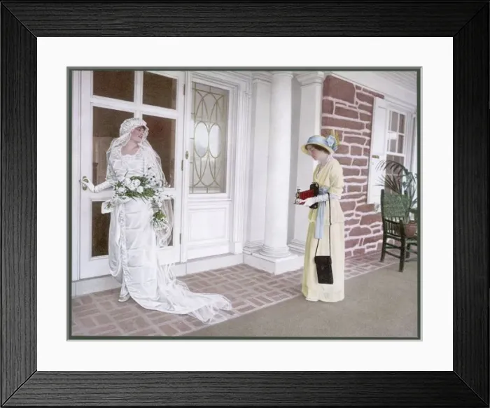 Framed Print : Photographing Bride Framed Print : Photographing Bride