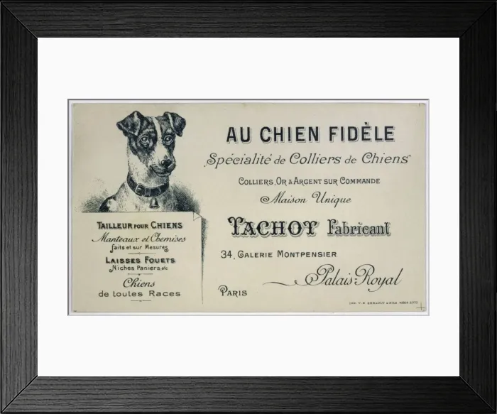 Framed Print : Dog Collar Maker Framed Print : Dog Collar Maker