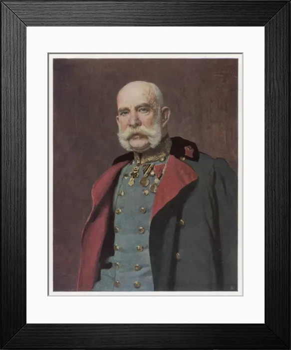 Framed Print : Franz Joseph / Liz 1908 Framed Print : Franz Joseph / Liz 1908