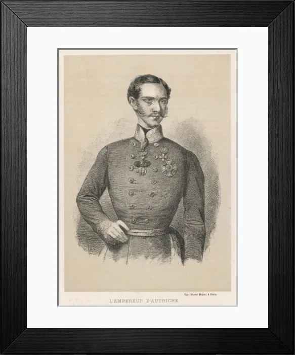 Framed Print : Franz Joseph / Cillot Eng Framed Print : Franz Joseph / Cillot Eng