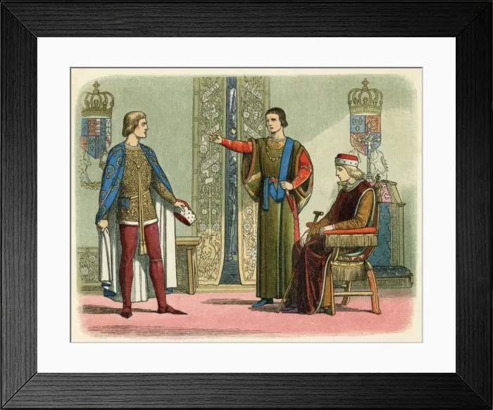 Framed Print : Henry VI with York Framed Print : Henry VI with York